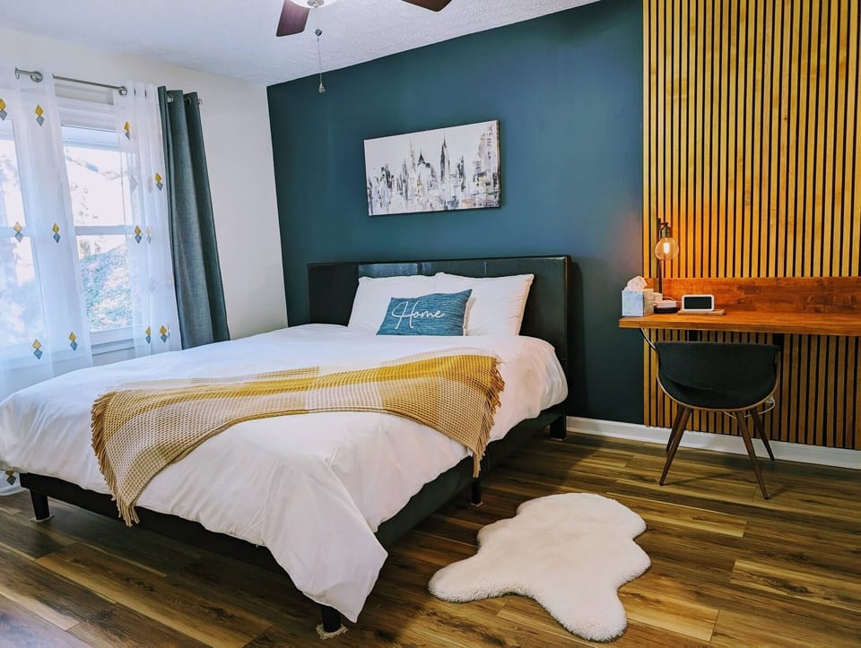 Bedroom 1 with king bed