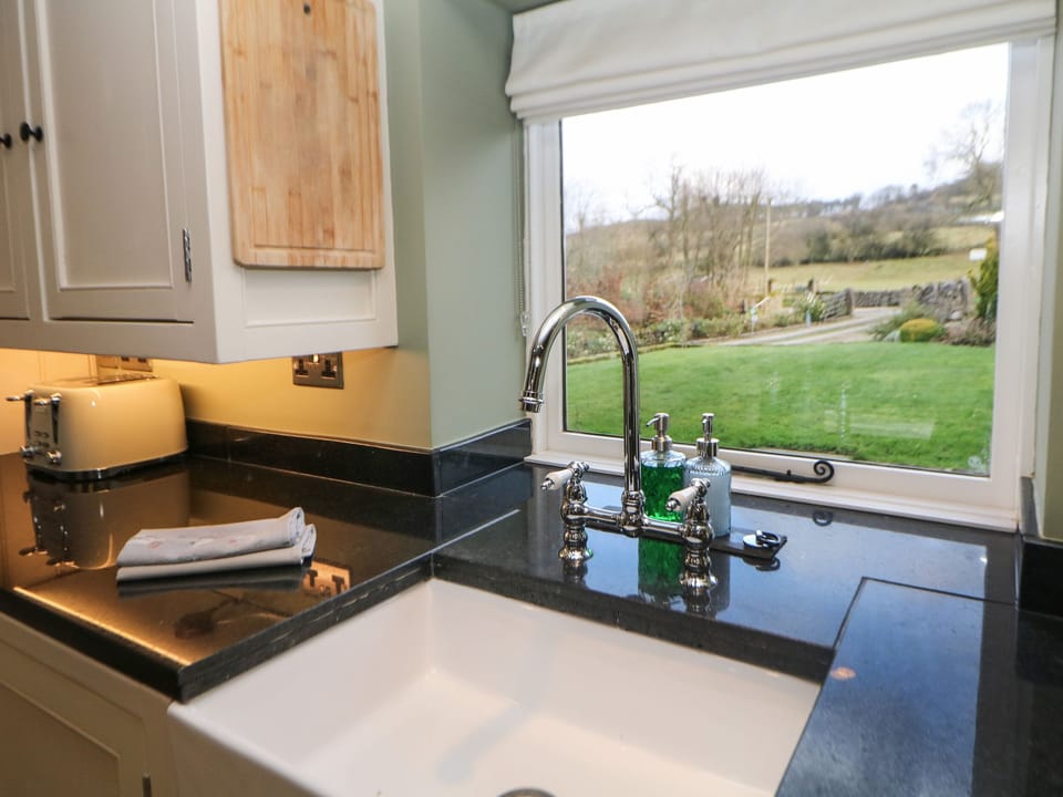 Fridge, dishwasher, electric kettle, toaster