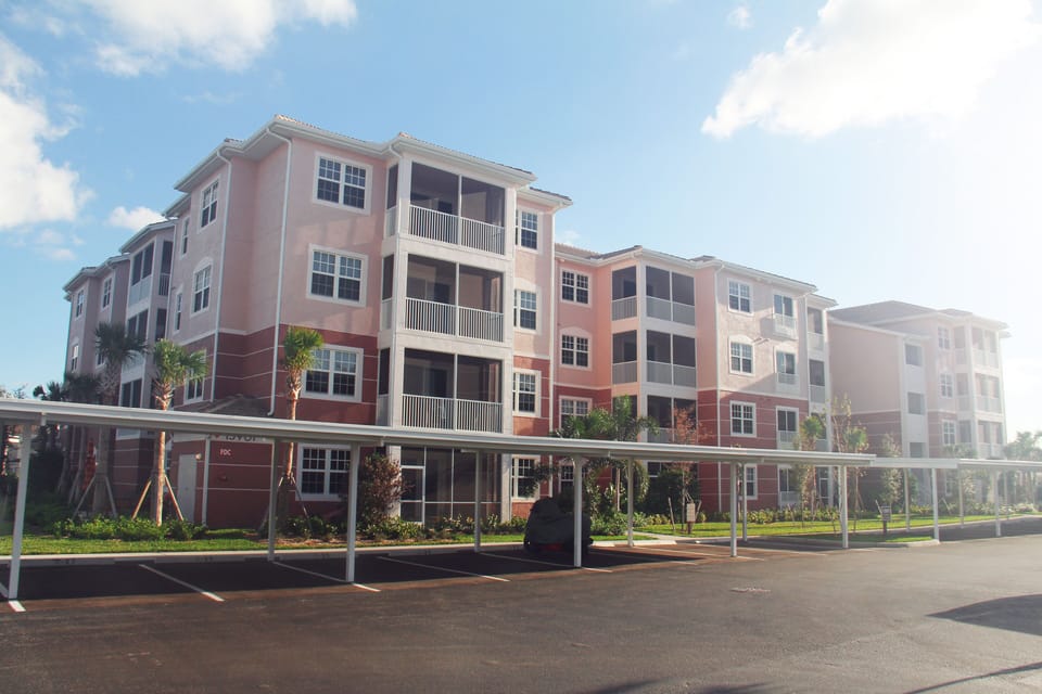 The building where the condo is located.