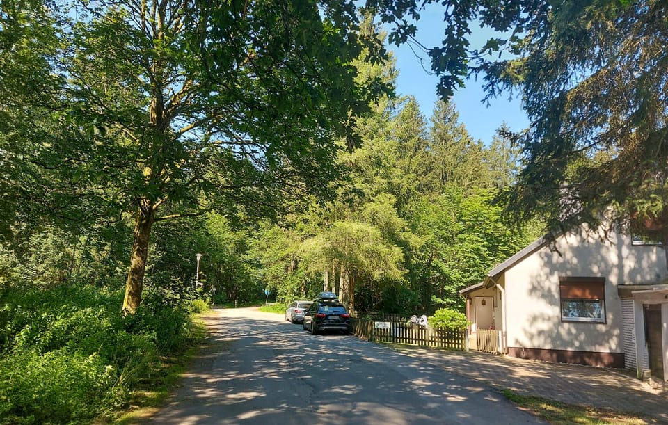 outside