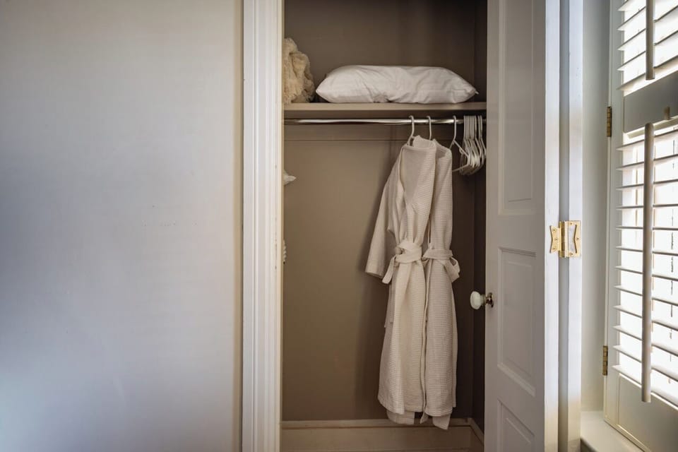 Each bedroom features luxury 100% cotton Turkish robes, slippers & extra bedding