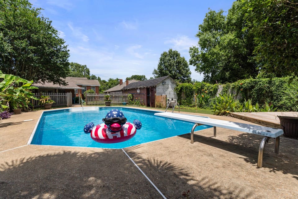 Sparkling blue pool!
