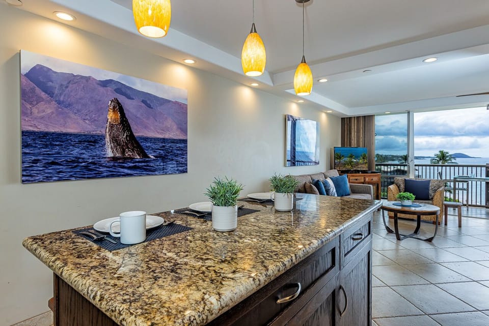 Perfect spot for a breakfast buffet or taco bar