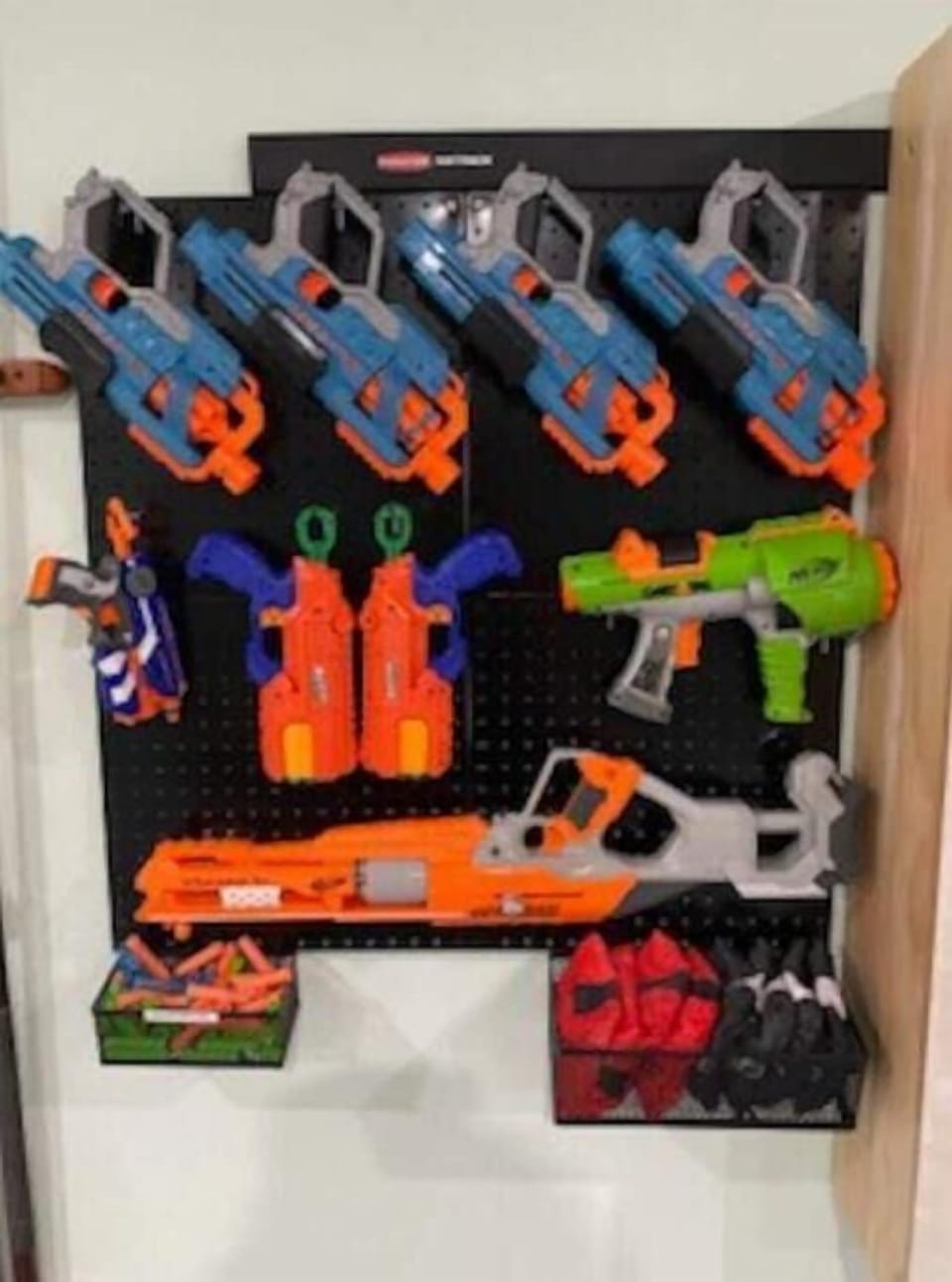 Nerf Gun Wall