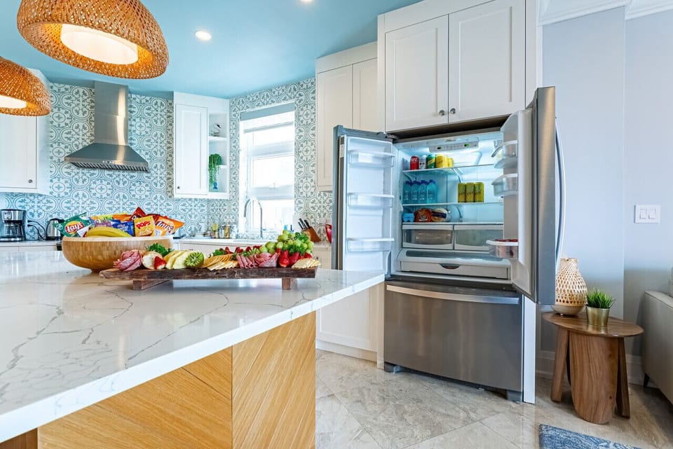 Kitchen stocked upon your arrival