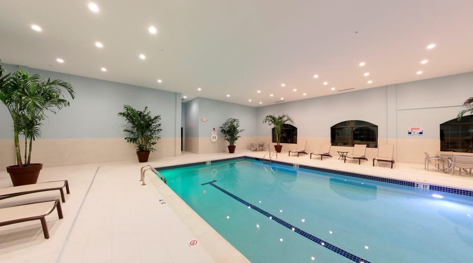 Enjoy the excellent on-site amenities including the beautiful indoor pool!