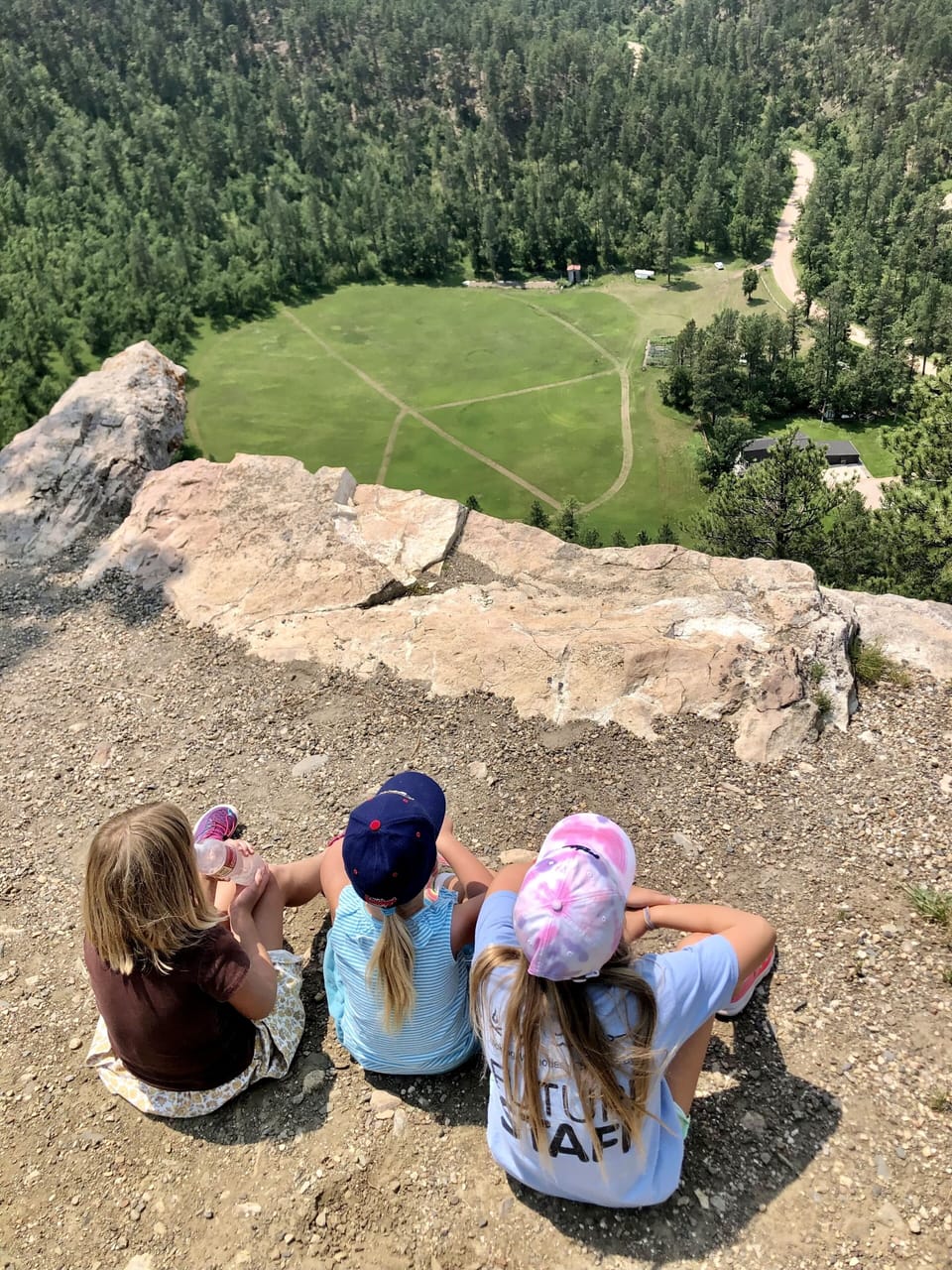 View of the Stratobowl from the canyon rim. Accessible by a 1mi hike off Hwy 16.