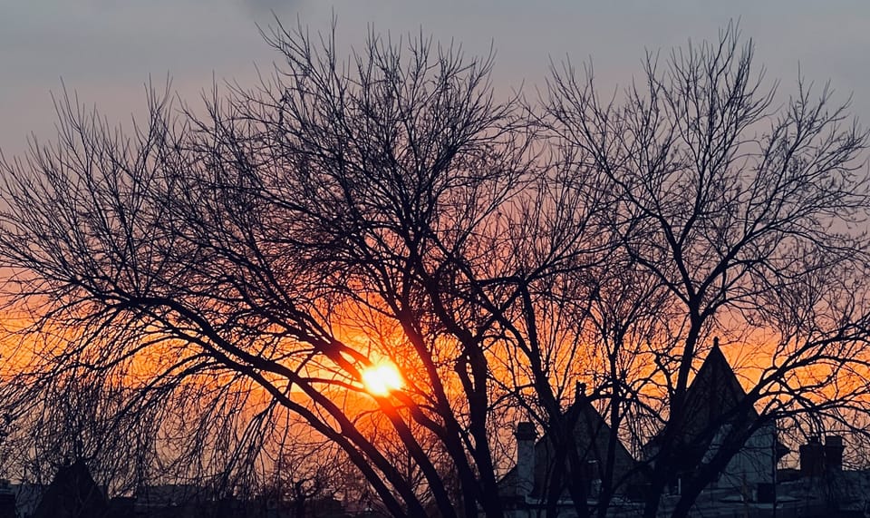 2nd Floor deck sunset view