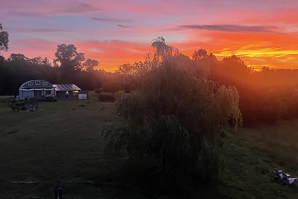Enjoy sunrise at The Hut