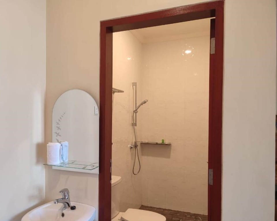 Deluxe Double Room | Bathroom | Shower, bidet, towels, soap