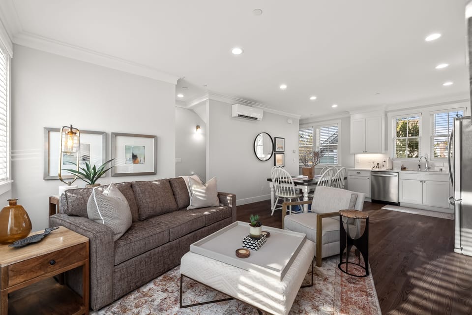 Open floor plan keeps everyone together