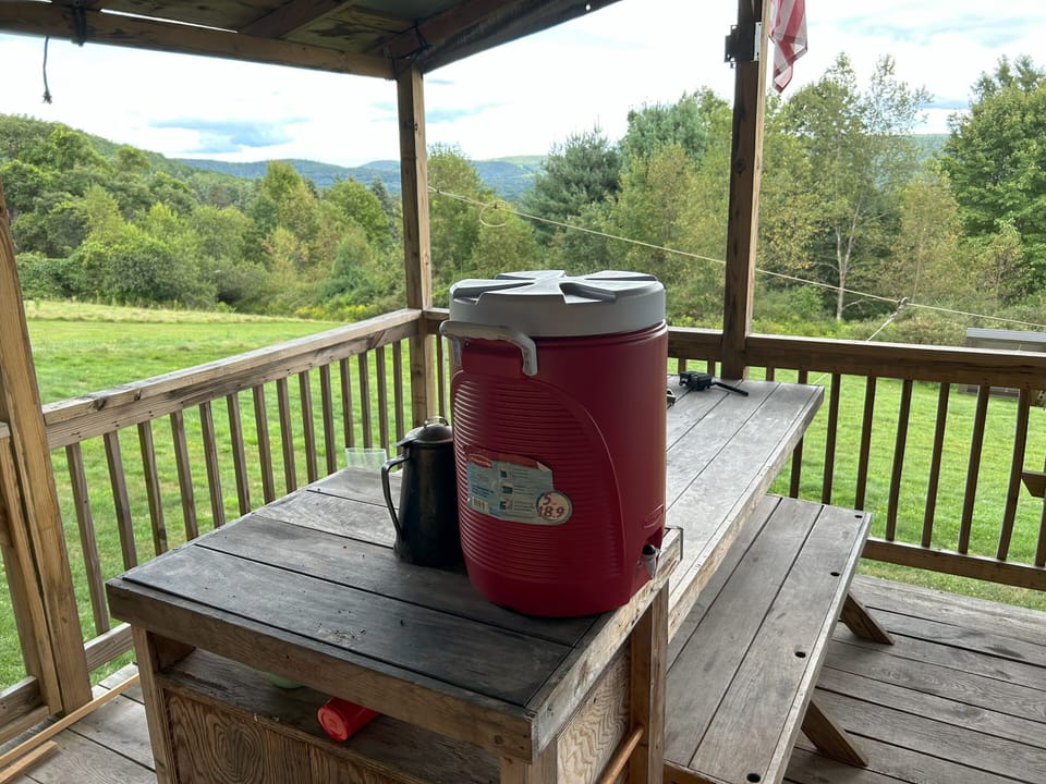 table with the view