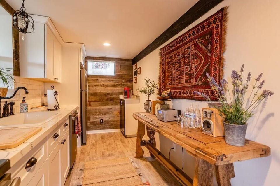 Full kitchen with all amenities including dishwasher, stove, fridge/freezer