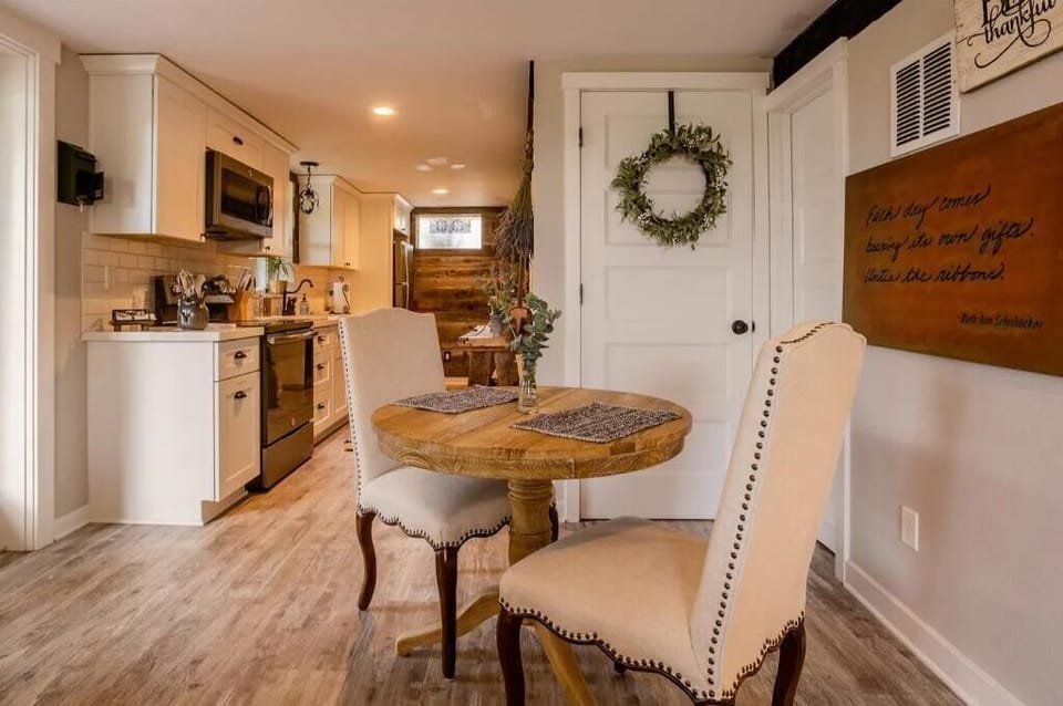 Bistro style dining table 