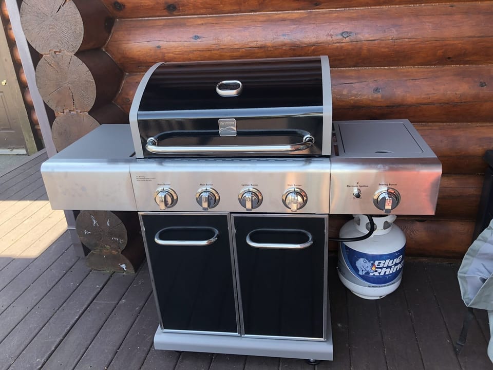 Grill on the deck