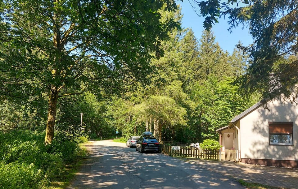 outside