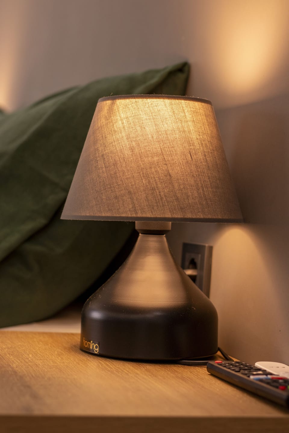 Free minibar items, desk, laptop workspace, bed sheets