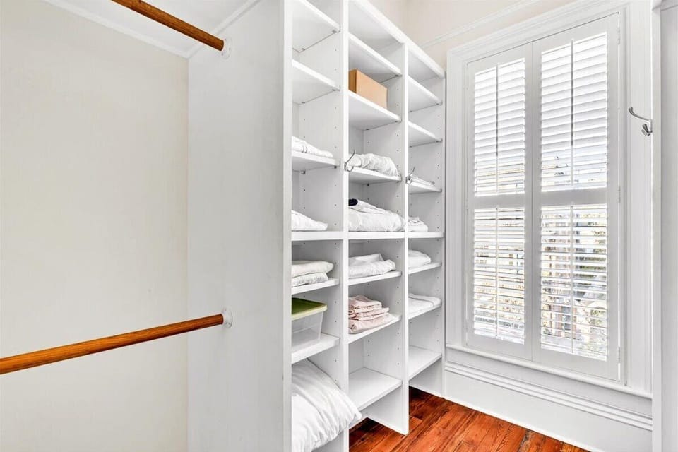 Trunk room at the end of the hall, for added clothing storage