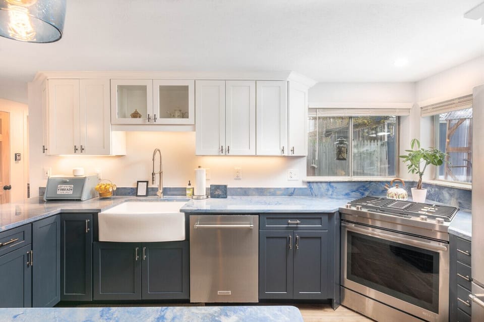 Elevate your culinary adventures with the convenience of our well-maintained kitchen