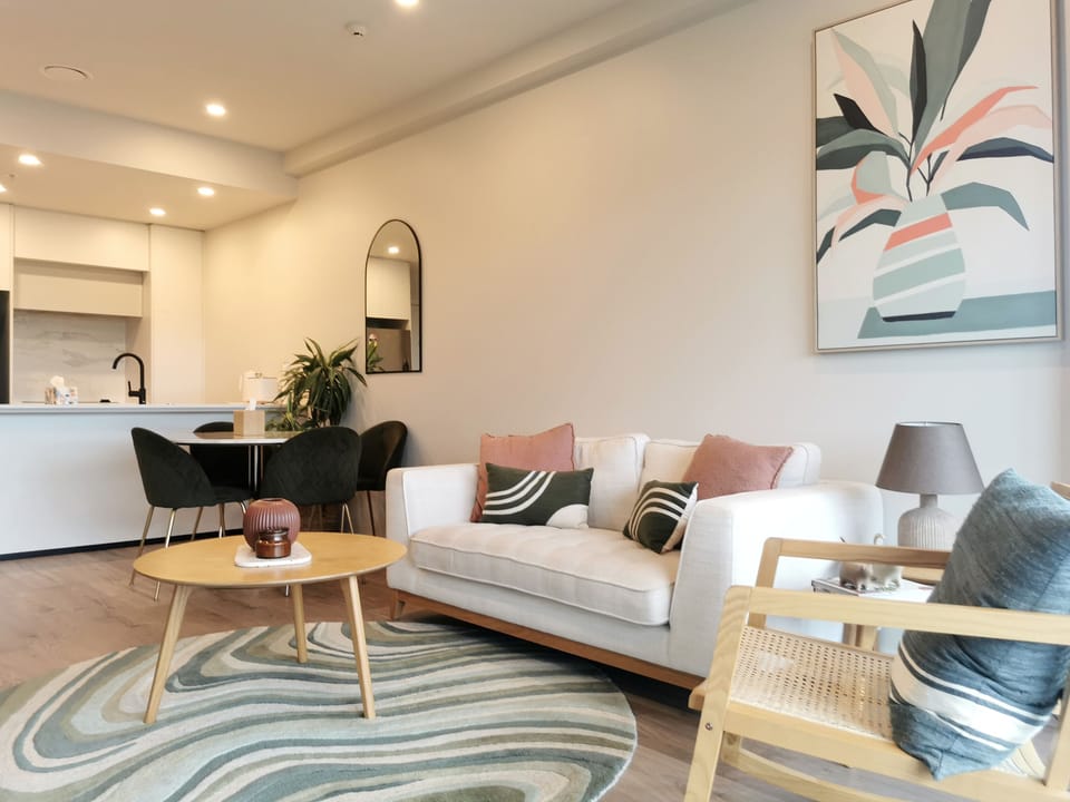 living and dining