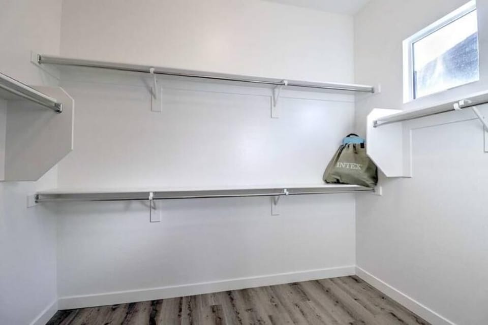 Walk-in master closet