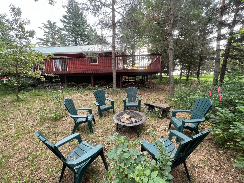 Facing East from the firepit.