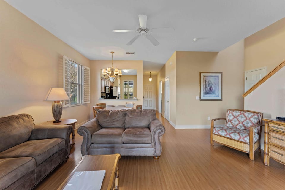 Townhome, Multiple Beds, Patio, Garden View (Regal Palms Tropic Escape) | Living area | 42-inch flat-screen TV with digital channels