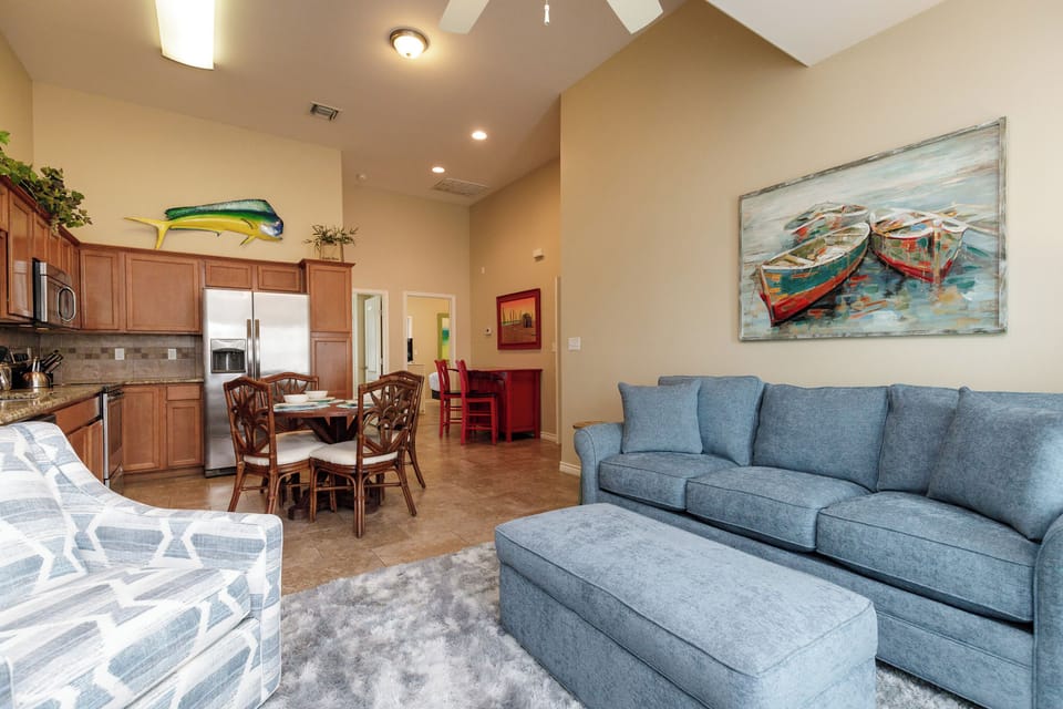 Townhome, Multiple Beds, Kitchen (Island Time) | Living area | 42-inch flat-screen TV with digital channels