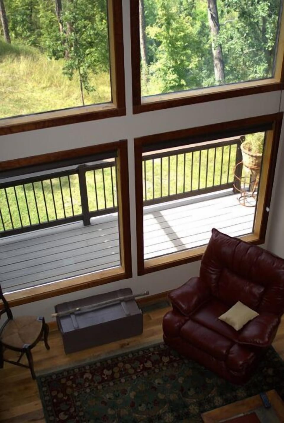 Looking down from the Master bedroom