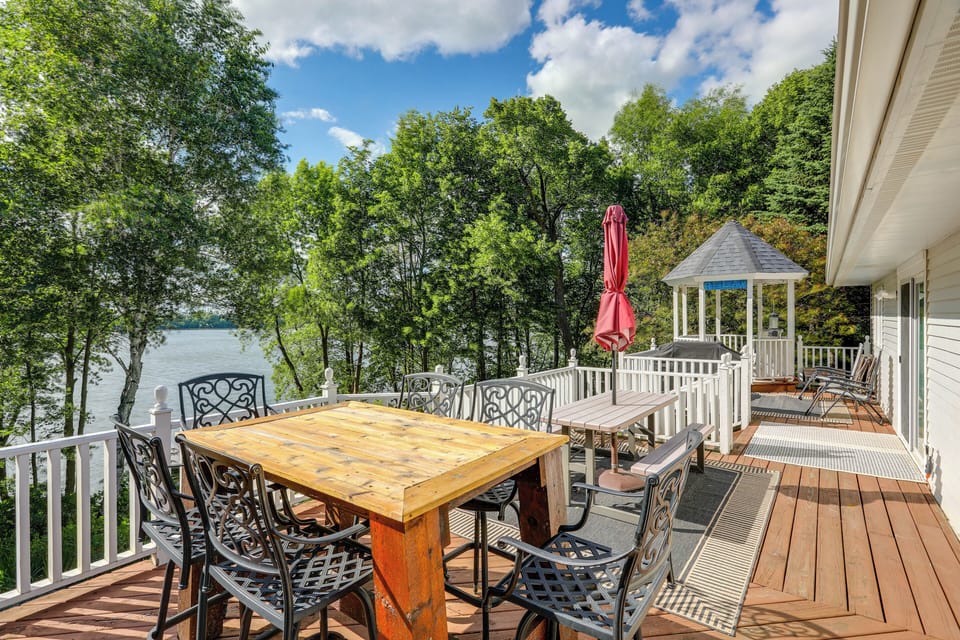 Deck | Gas Grill | Lake Views | Gazebo