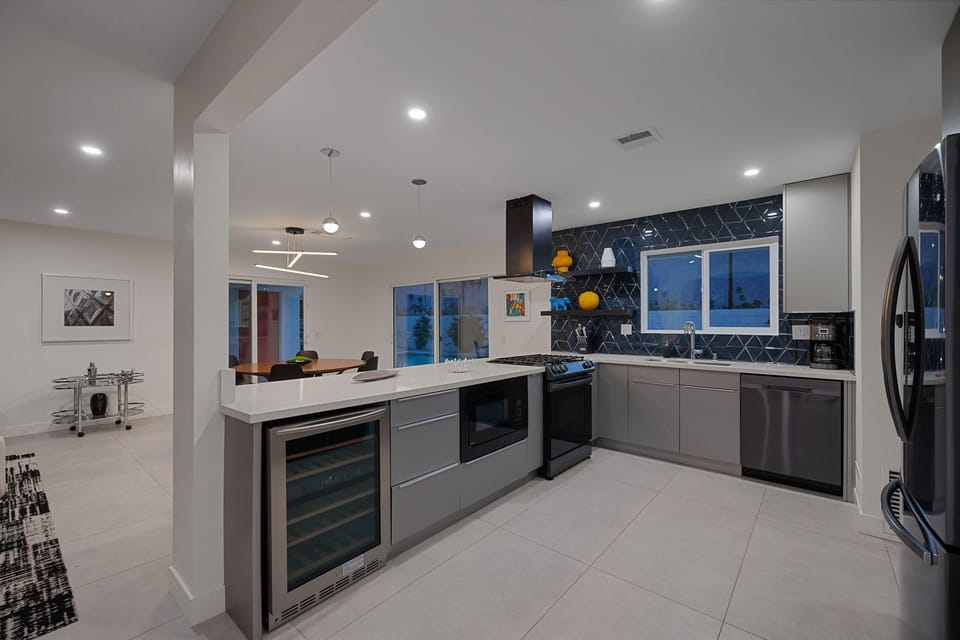 Entertain effortlessly in a kitchen designed for both style and function.