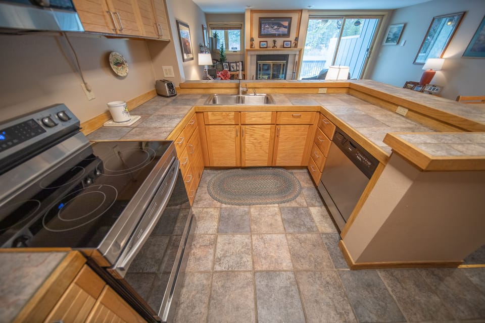 Plenty of counter space for cooking