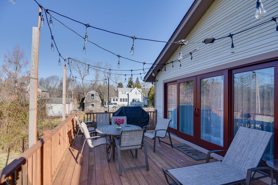 Deck | Outdoor Dining Area | Gas Grill | Pet Friendly w/ Fee
