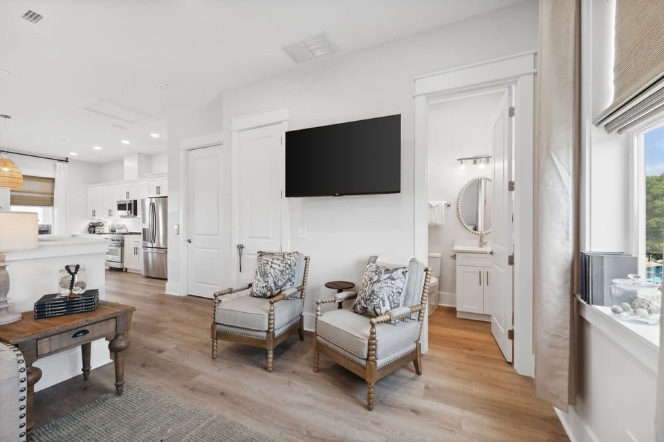 Townhome, Multiple Beds, Pool Access, Partial Ocean View (20722 First Ave - Grand Retreat I) | Living area | 50-inch flat-screen TV with digital channels, TV