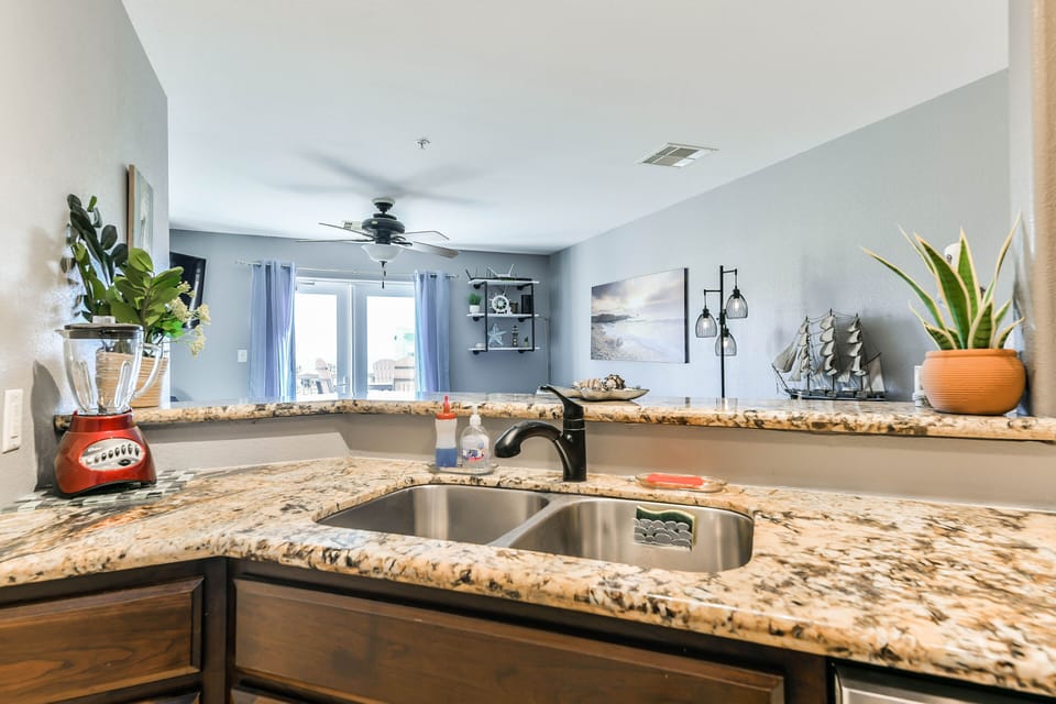 YOU CAN VISIT WITH FAMILY AND FRIENDS WHILE PREPPING A MEAL