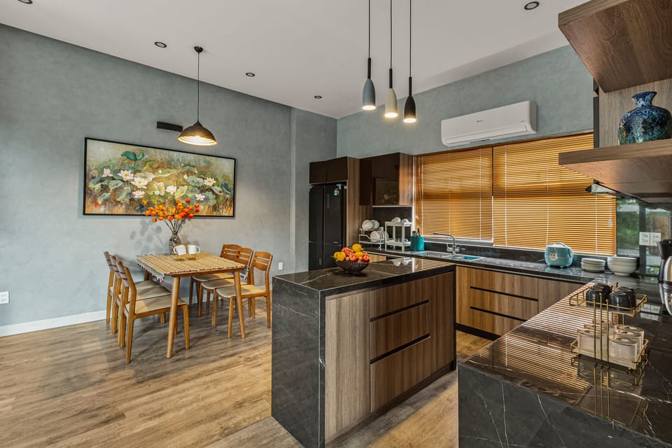 Luxury Villa | Private kitchen | Shared fridge, shared microwave