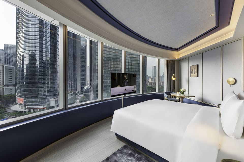 Free minibar, in-room safe, blackout drapes, soundproofing