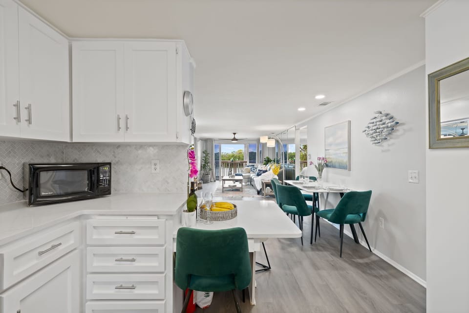 Open kitchen layout