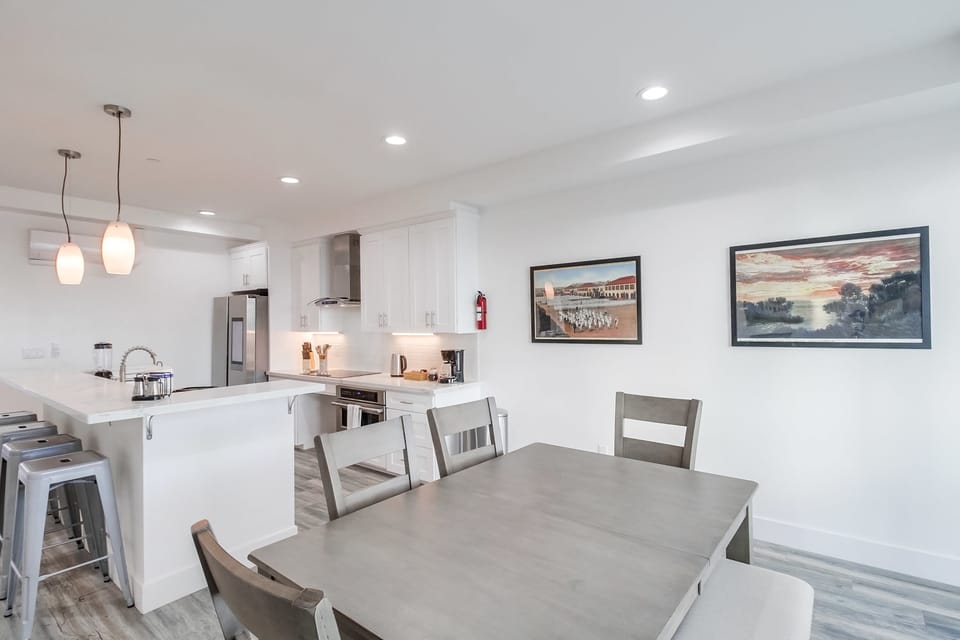 Dining area with kitchen