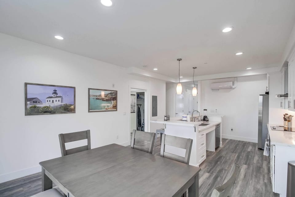 Dining area with kitchen