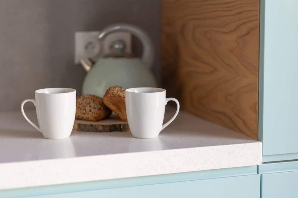 Kitchenette with an oven