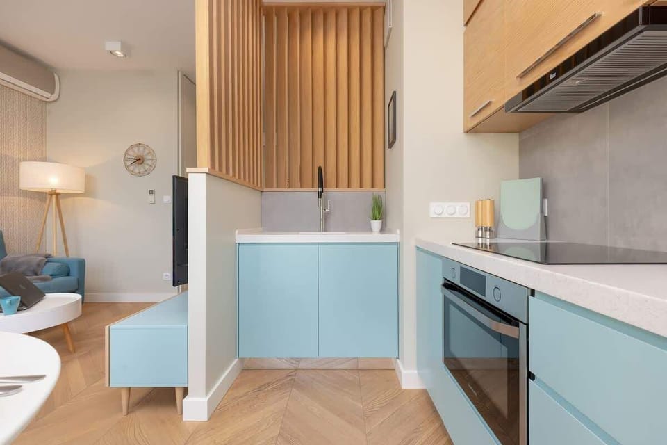 Kitchenette with a kettle