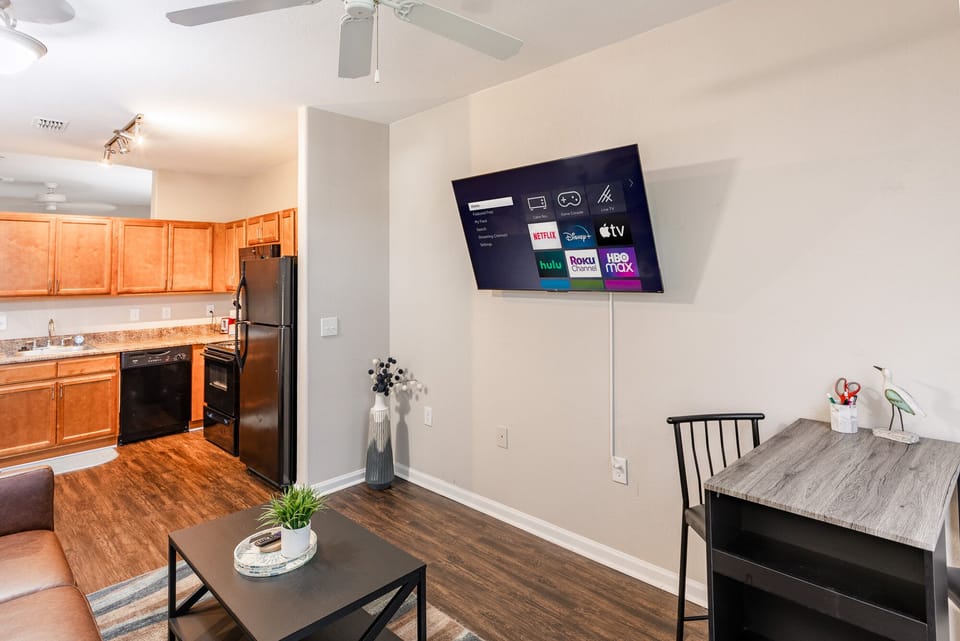 open concept living area