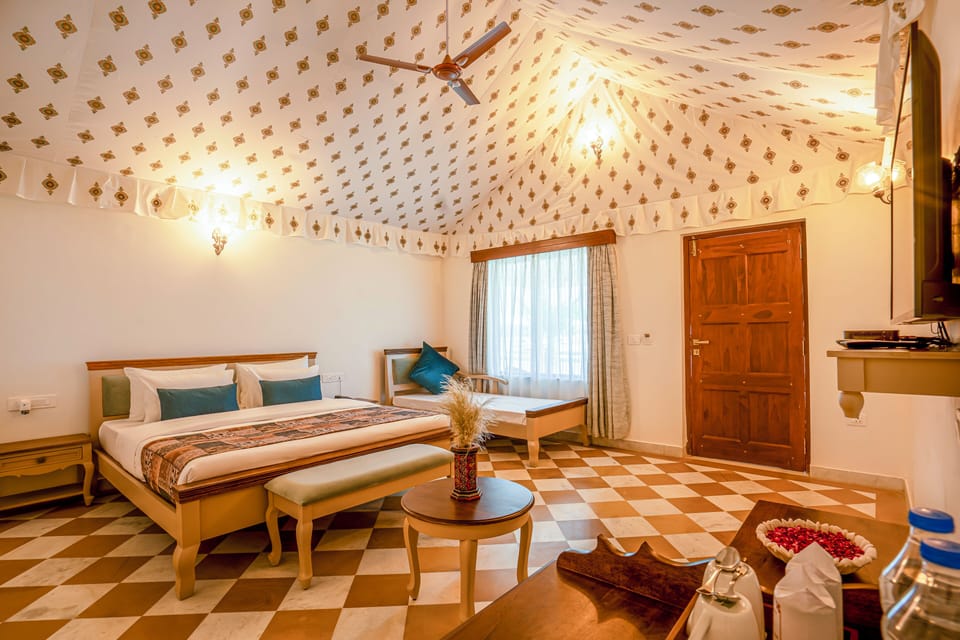 Luxury Tent | 1 bedroom, Egyptian cotton sheets, premium bedding, Select Comfort beds