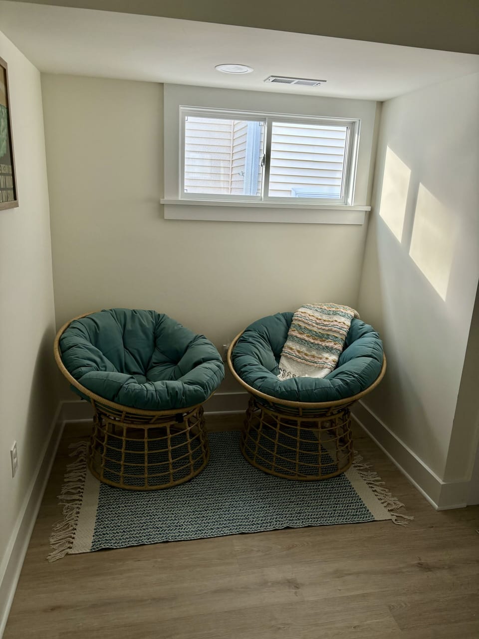 comfy reading nook
