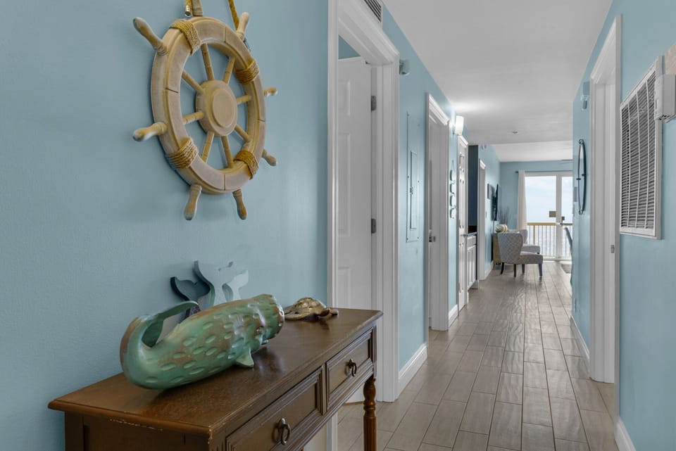 Walk in and be greeted by the charm of this unit paired with incredible views of the Gulf!