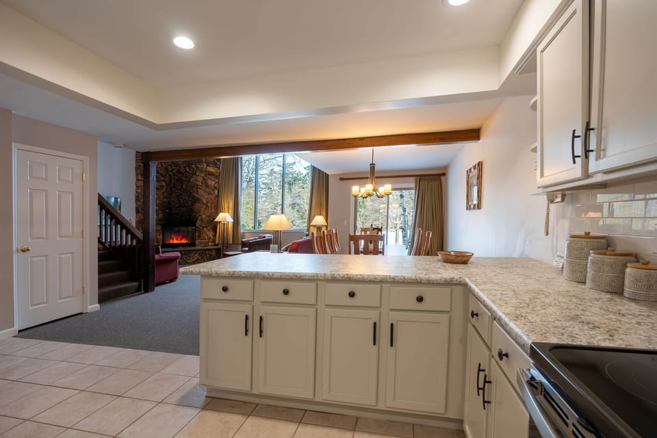 views from kitchen/dining/living room