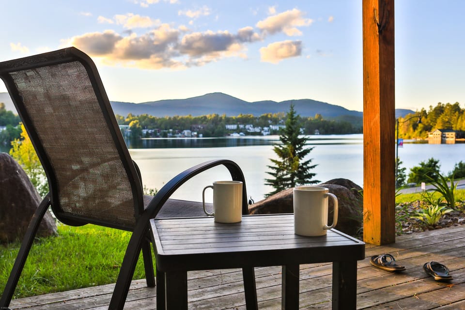 Breath taking views on the Lake from your private deck