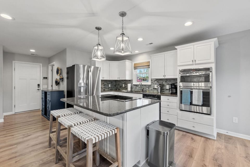 Fully stocked kitchen