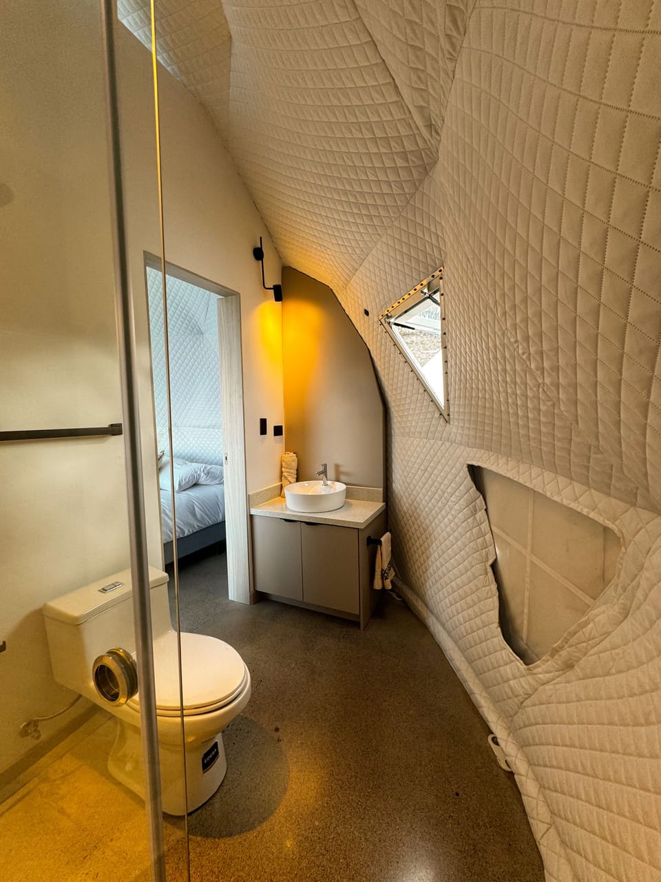 Standard Tent | Bathroom | Shower, rainfall showerhead, towels, soap